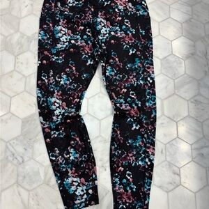 Avia Womens Floral Leggings 2X Ankle Length with Pockets